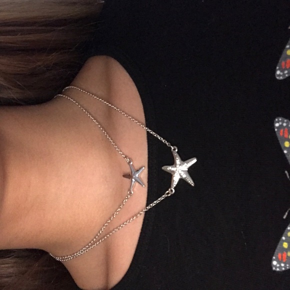 A set of 2 combined starfish necklaces - Picture 3 of 3